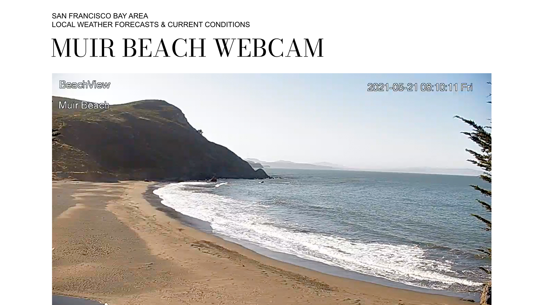 Muir Beach Webcam